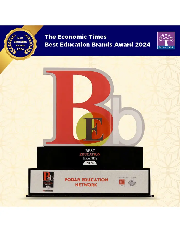  Spartan Podar Learn School has been recognised as the Best Education Brands 2024 by The Economic Times