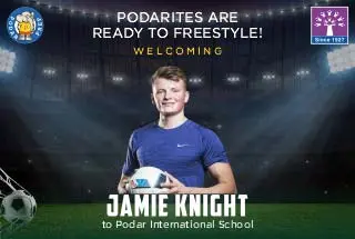 Podar International School Hosts the World's Top Freestyle Footballer