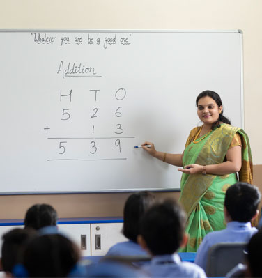 mobile view of the podar innovation center