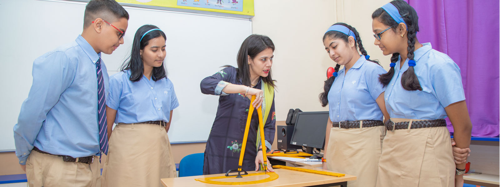 math lab at podar education school