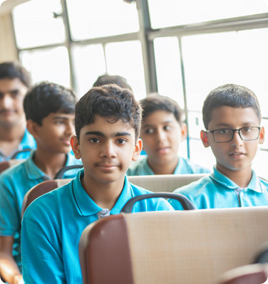 mobile view of podar education school's  transport policy