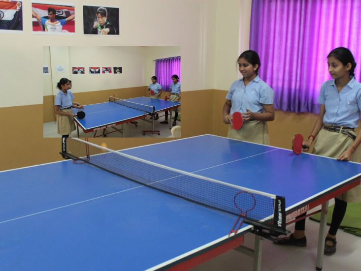 students participating in basketball at podar education school